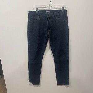 Ash & Erie Mens Slim Fit Dark Wash Indigo Denim Jeans 32x28